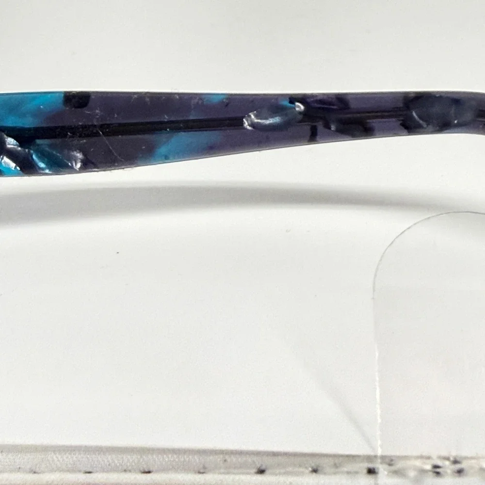Vera‎ Wang VA11 BK Black Teal Tortoise Cat Eye Eyeglasses Frames 55-14-145